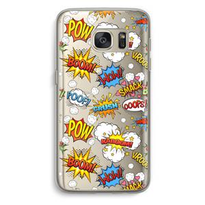 CaseCompany Pow Smack: Samsung Galaxy S7 Transparant Hoesje