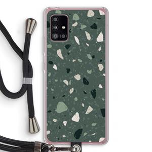 CaseCompany Terrazzo N°19: Samsung Galaxy A51 5G Transparant Hoesje met koord