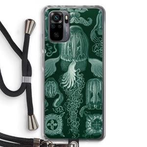 CaseCompany Haeckel Cubomedusae: Xiaomi Redmi Note 10 Pro Transparant Hoesje met koord