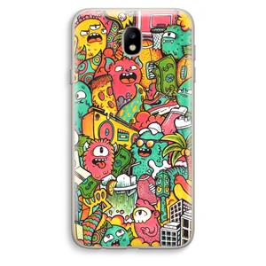 CaseCompany Vexx City: Samsung Galaxy J7 (2017) Transparant Hoesje