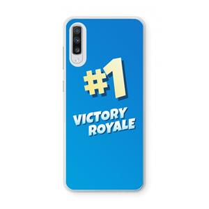 CaseCompany Victory Royale: Samsung Galaxy A70 Transparant Hoesje