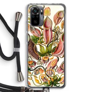 CaseCompany Haeckel Nepenthaceae: Xiaomi Redmi Note 10 Pro Transparant Hoesje met koord
