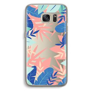 CaseCompany Tropisch: Samsung Galaxy S7 Transparant Hoesje