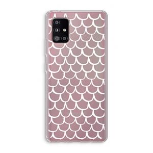 CaseCompany Dakpannetjes: Samsung Galaxy A51 5G Transparant Hoesje