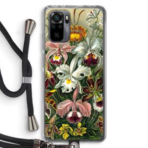 CaseCompany Haeckel Orchidae: Xiaomi Redmi Note 10 Pro Transparant Hoesje met koord