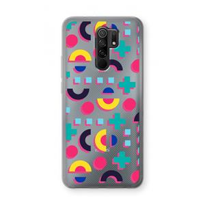 CaseCompany 8-bit N°2: Xiaomi Redmi 9 Transparant Hoesje