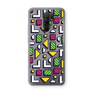 CaseCompany 8-bit N°4: Xiaomi Redmi 9 Transparant Hoesje