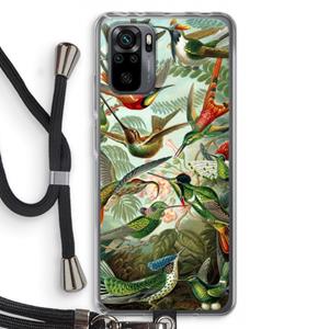CaseCompany Haeckel Trochilidae: Xiaomi Redmi Note 10 Pro Transparant Hoesje met koord