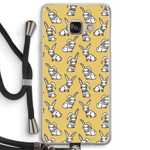CaseCompany Haas: Samsung Galaxy A3 (2016) Transparant Hoesje met koord
