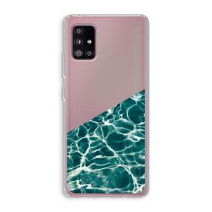CaseCompany Weerkaatsing water: Samsung Galaxy A51 5G Transparant Hoesje