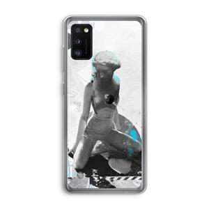CaseCompany I will not feel a thing: Samsung Galaxy A41 Transparant Hoesje