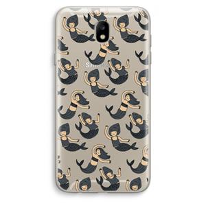 CaseCompany Zeemeermin: Samsung Galaxy J7 (2017) Transparant Hoesje