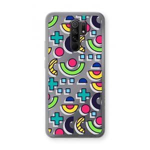 CaseCompany 8-bit N°6: Xiaomi Redmi 9 Transparant Hoesje