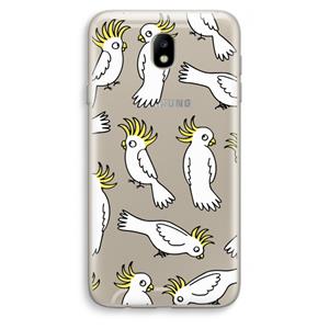 CaseCompany Papegaai: Samsung Galaxy J7 (2017) Transparant Hoesje