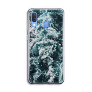 CaseCompany Zee golf: Samsung Galaxy A40 Transparant Hoesje
