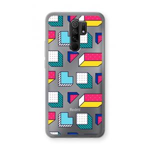 CaseCompany 8-bit N°7: Xiaomi Redmi 9 Transparant Hoesje