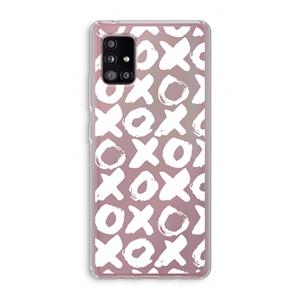 CaseCompany XOXO: Samsung Galaxy A51 5G Transparant Hoesje