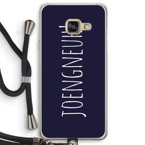 CaseCompany Joengneuh!: Samsung Galaxy A3 (2016) Transparant Hoesje met koord