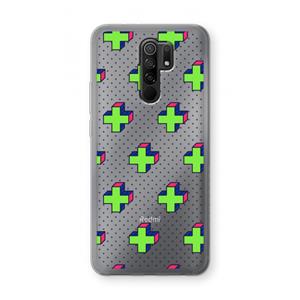 CaseCompany 8-bit N°10: Xiaomi Redmi 9 Transparant Hoesje