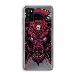 CaseCompany Hell Hound and Serpents: Samsung Galaxy A41 Transparant Hoesje