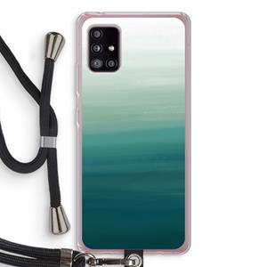 CaseCompany Ocean: Samsung Galaxy A51 5G Transparant Hoesje met koord