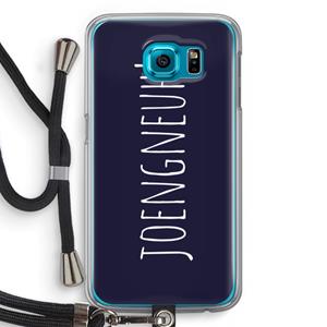 CaseCompany Joengneuh!: Samsung Galaxy S6 Transparant Hoesje met koord