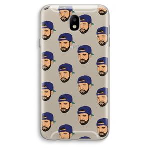 CaseCompany Drake Away: Samsung Galaxy J7 (2017) Transparant Hoesje