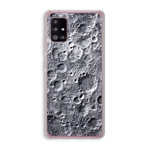 CaseCompany Maanlandschap: Samsung Galaxy A51 5G Transparant Hoesje
