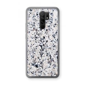 CaseCompany Gespikkelde marmer: Xiaomi Redmi 9 Transparant Hoesje