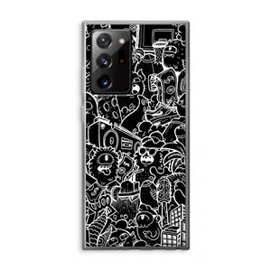CaseCompany Vexx Black City : Samsung Galaxy Note 20 Ultra / Note 20 Ultra 5G Transparant Hoesje