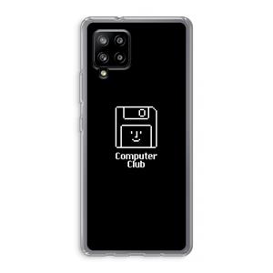 CaseCompany Hello: Samsung Galaxy A42 5G Transparant Hoesje