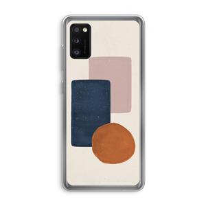CaseCompany Geo #3: Samsung Galaxy A41 Transparant Hoesje