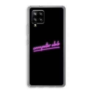 CaseCompany Vice Black: Samsung Galaxy A42 5G Transparant Hoesje