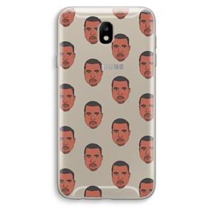 CaseCompany Kanye Call Me℃: Samsung Galaxy J7 (2017) Transparant Hoesje