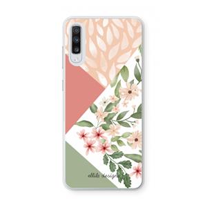 CaseCompany Sweet heaven geometrics: Samsung Galaxy A70 Transparant Hoesje