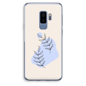 CaseCompany Leaf me if you can: Samsung Galaxy S9 Plus Transparant Hoesje