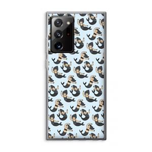 CaseCompany Zeemeermin: Samsung Galaxy Note 20 Ultra / Note 20 Ultra 5G Transparant Hoesje