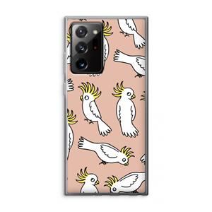 CaseCompany Papegaai: Samsung Galaxy Note 20 Ultra / Note 20 Ultra 5G Transparant Hoesje