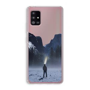 CaseCompany Wanderlust: Samsung Galaxy A51 5G Transparant Hoesje