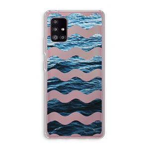 CaseCompany Oceaan: Samsung Galaxy A51 5G Transparant Hoesje