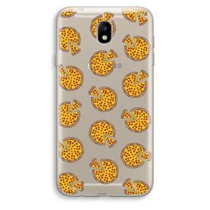 CaseCompany You Had Me At Pizza: Samsung Galaxy J7 (2017) Transparant Hoesje