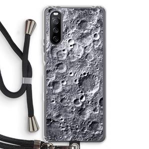 CaseCompany Maanlandschap: Sony Sony Xperia 10 III Transparant Hoesje met koord