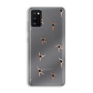 CaseCompany Dancing #1: Samsung Galaxy A41 Transparant Hoesje