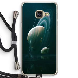 CaseCompany Mercurius: Samsung Galaxy A3 (2016) Transparant Hoesje met koord