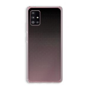 CaseCompany Musketon Halftone: Samsung Galaxy A51 5G Transparant Hoesje