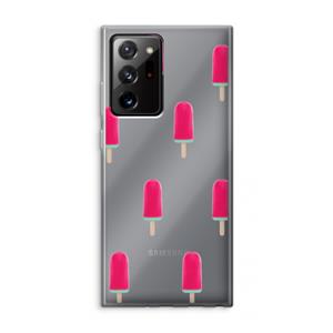 CaseCompany Waterijsje: Samsung Galaxy Note 20 Ultra / Note 20 Ultra 5G Transparant Hoesje