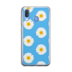 CaseCompany Margrietjes: Samsung Galaxy A40 Transparant Hoesje