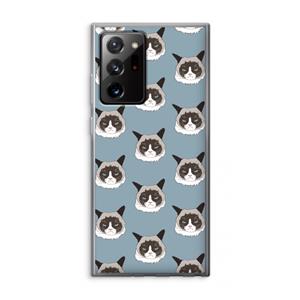 CaseCompany It's a Purrr Case: Samsung Galaxy Note 20 Ultra / Note 20 Ultra 5G Transparant Hoesje
