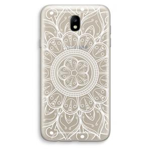 CaseCompany Roses Are Red: Samsung Galaxy J7 (2017) Transparant Hoesje