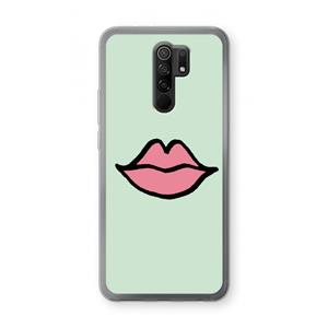 CaseCompany Kusje: Xiaomi Redmi 9 Transparant Hoesje